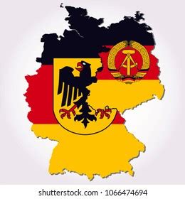 East Germany West Germany Flags Country Stock Vector (Royalty Free) 1066474694 | Shutterstock