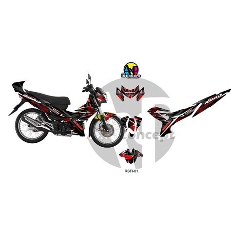 Honda Rs125 Fi Decal Kit Rsfi 01 Lazada Ph