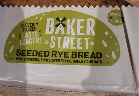 Seeded Rye Bread Baker Street Kalorie Kj I Wartości Odżywcze