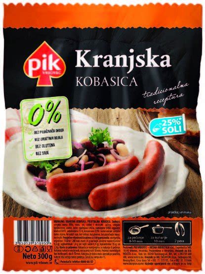 Kobasica Kranjska Pik Vrbovec 300 g Akcija Njuškalo katalozi