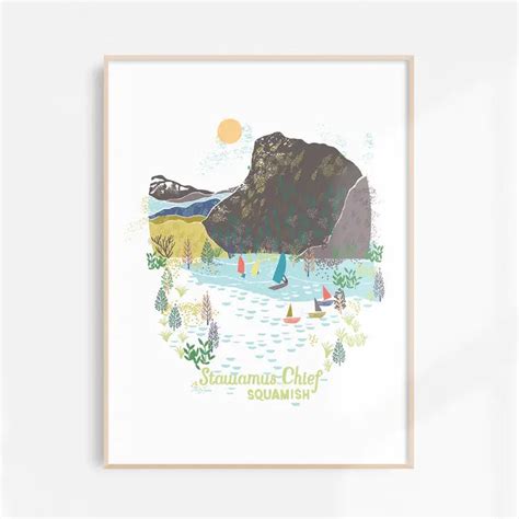 Squamish "The Chief" Art Print - Anja Jane - Vancouver, BC, Canada