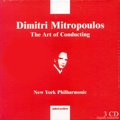 Dimitri Mitropoulos New York Philharmonic The Art Of Conducting