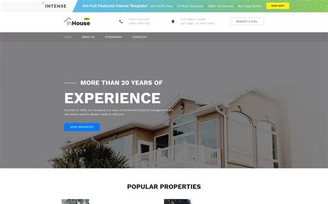 Free Website Template - Real Estate Website Template