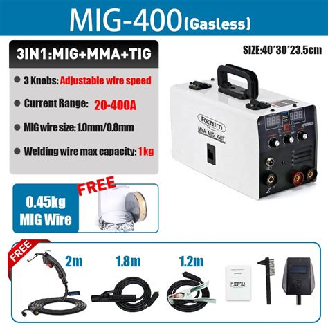 Reaim Mig Welding Machine Portable Mig200250400 Igbt Inverter Migandmma