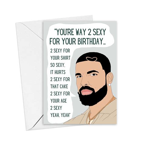 CLB Way 2 Sexy Funny Birthday Card For Him Or Her Hip Hop Etsy