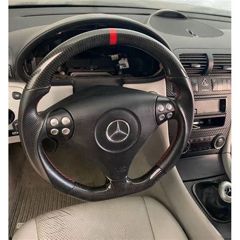 Carbon Steering Wheel For Mercedes Benz C Class Cl203 And Slk R171