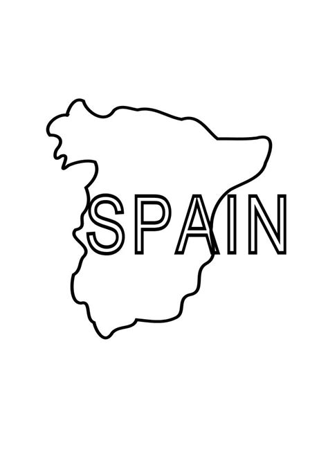 21 Spain Map Coloring Page Homecolor Homecolor