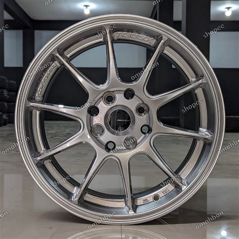 Jual Velg Mobil WedsSport TC105X R15 PCD 4x100 4x114 Hyper Silver