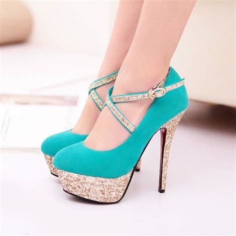 Turquoise Heels