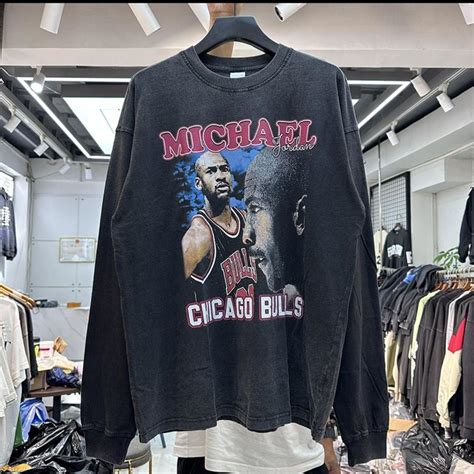 Vintage Michael Jordan Long Sleeve Vintage Depop