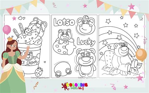 Free Printable Lotso Bear Coloring Pages