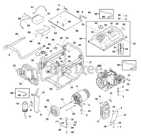 Troy Bilt 030478 00 Troy Bilt XP 7 000 Watt Portable Generator Main