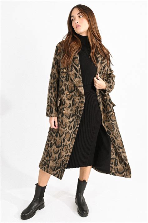 Leopard Coat Molly Bracken E Shop