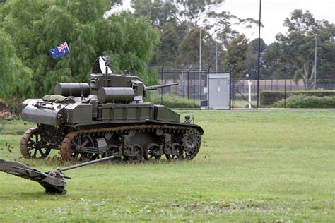 Restored And Drivable M3 Stuart Tank In Adelaide South Australia