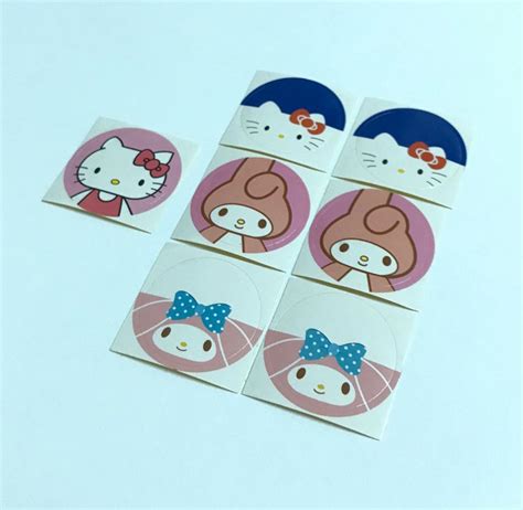 Hello kitty & Melody Stickers, Hobbies & Toys, Stationery & Craft ...