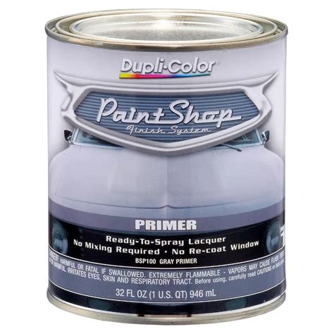 Paint Shop Finish System Ready To Spray Primer Dupli Color Lacquer