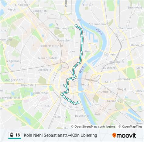 Route Schedules Stops Maps K Ln Niehl Sebastianstr K Ln