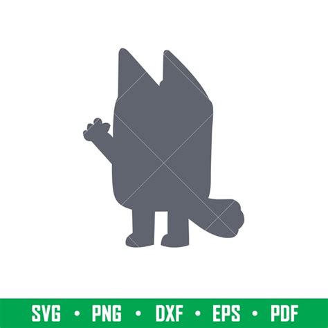 Bluey Heeler Svg, Bluey Svg, Bluey Dog Svg, Bluey Silhouette | Inspire ...