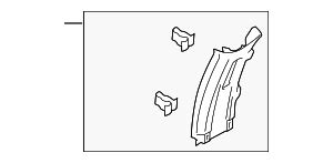 Ford F Super Duty Upper Center Pillar Trim Hc Z