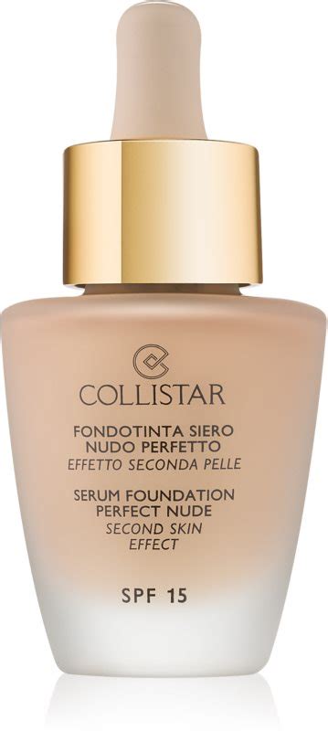 Collistar Serum Foundation Perfect Nude подсвечивающая омолаживающая