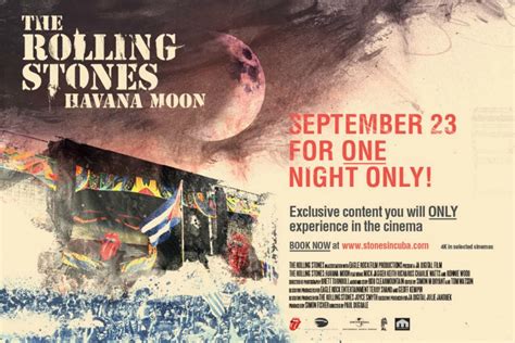 Rolling Stones Cuba Concert Film 'Havana Moon' to Play in Theaters