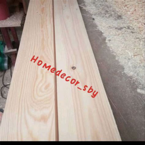 Jual Papan Kayu Jati Belanda Lebar Cm Siap Pakai Sudah Amplas Halus