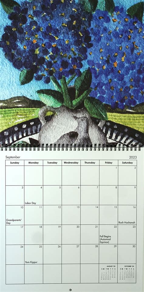 Wall Art Calendar 2023 Floral 2023 Wall Calendar Gift - Etsy