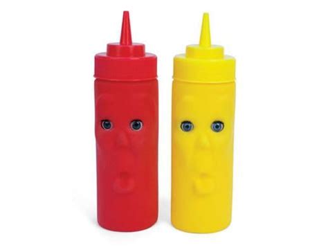 Blink Ketchup Mustard Squeeze Bottles Mustard Bottle Condiment Sets