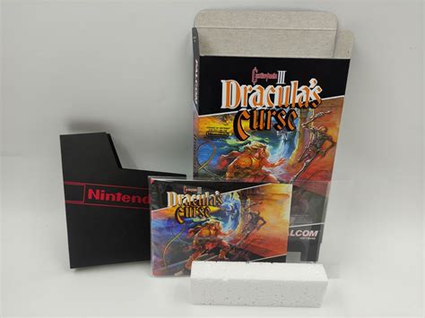 Castlevania Iii Dracula S Curse Replacement Box Manual Dust Cover