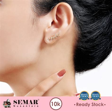 Promo Anting Emas Leaf Gold 10K Semar Nusantara Cicil 0 3x Kab