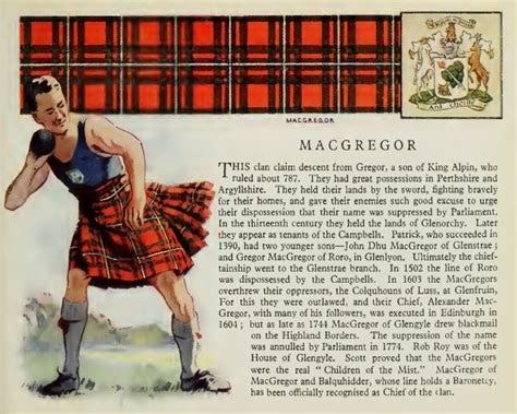 Clan Macgregor Vintage Poster Etsy Canada