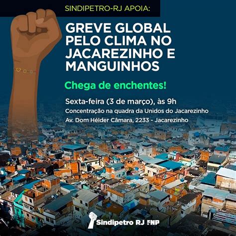 No Rj Ato Da Greve Global Pelo Clima Vai Ser Na Zona Norte