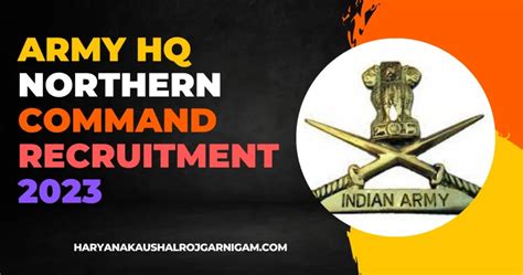 Army Hq Northern Command Recruitment