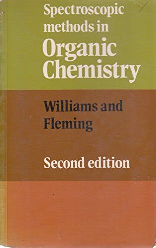 Spectroscopic Methods Organic Chemistry Von Williams Dudley ZVAB