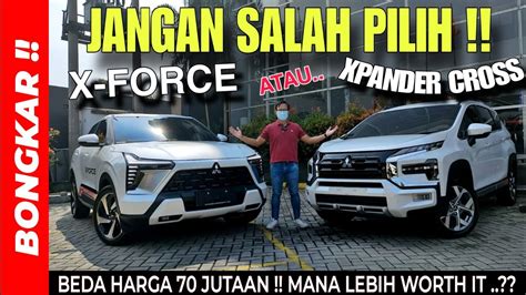 Bongkar Perbandingan Mitsubishi Xpander Cross Vs Xforce