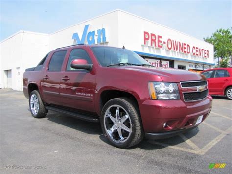 Deep Ruby Red Metallic Chevrolet Avalanche Ltz X Photo