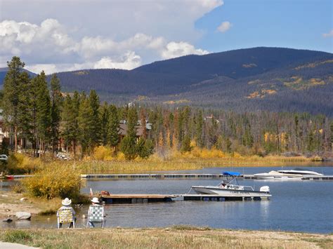 Trees and boats: Arapaho National Recreation Area, Colorado