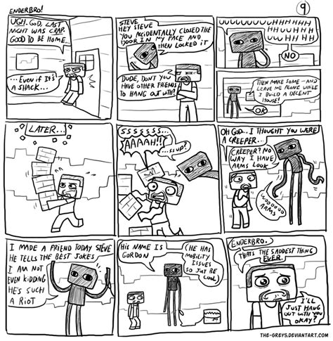 Minecraft Enderbro Enderbro 09 By The Greys With Images Minecraft Art Minecraft Funny