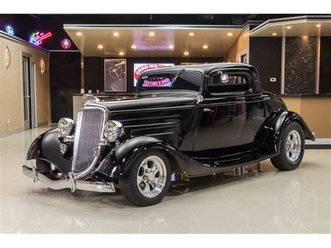 1934 Ford 3 Window Coupe Street Rod For Sale Cc 967542