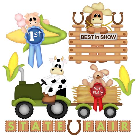 State Fair farm animals | Scrapbook paper crafts, Farm kids, Animals for kids