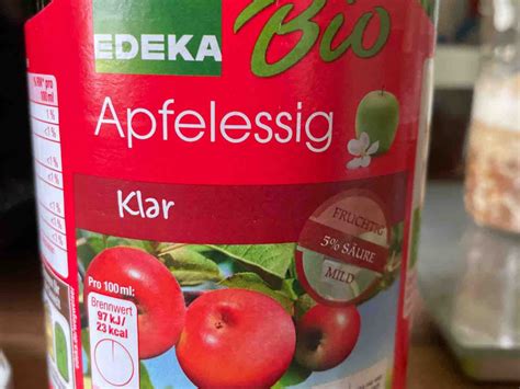 Edeka Bio Apfelessig Bio Kalorien Neue Produkte Fddb