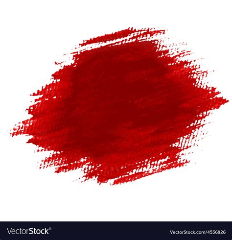 Abstract Red Grunge Background Crayons Paint Vector Image