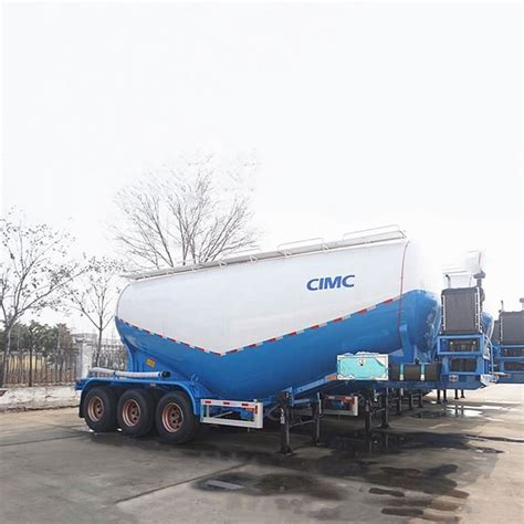 Cimc Axle Cement Tanker Trailer For Sale