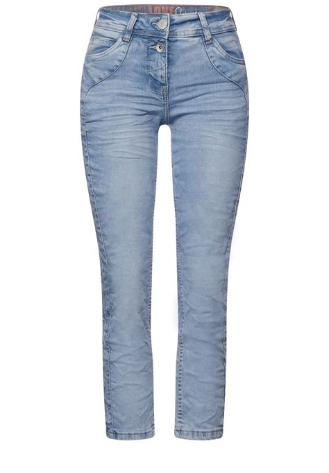 Cecil Jeans Scarlett In Light Blue Used Wash Im Sale Reduziert B