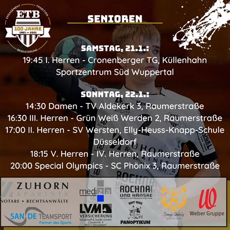 Spieltag Etb Handball