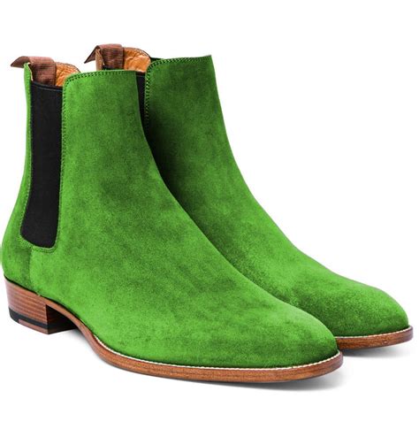 Cuidado 24 Raras Razones Para El Blue Suede Chelsea Boots Men S