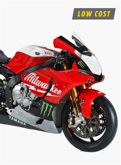 Kit Adesivi Yamaha R1 Bsb Milwaukee 2015 Low Cost