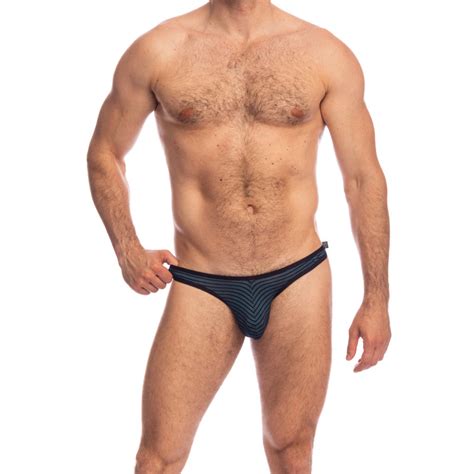 Blue Glow String Bikini