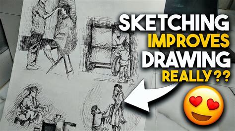 Does Sketching Improves Drawing 😲🎨 Really Step By Step 2023