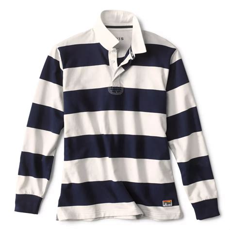 Mens Long Sleeve Striped Rugby Shirt Atelier Yuwa Ciao Jp